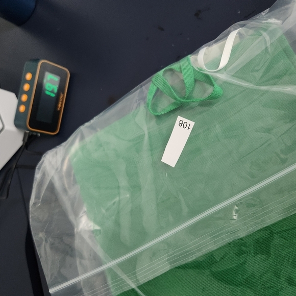 Aritzia Babaton Emerald Green Lariat Body Con Dress Thin Strap Stretchy Size L - Picture 15 of 15